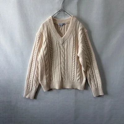 UNIQLO JW ANDERSON ケーブル Vネックニット セーター M