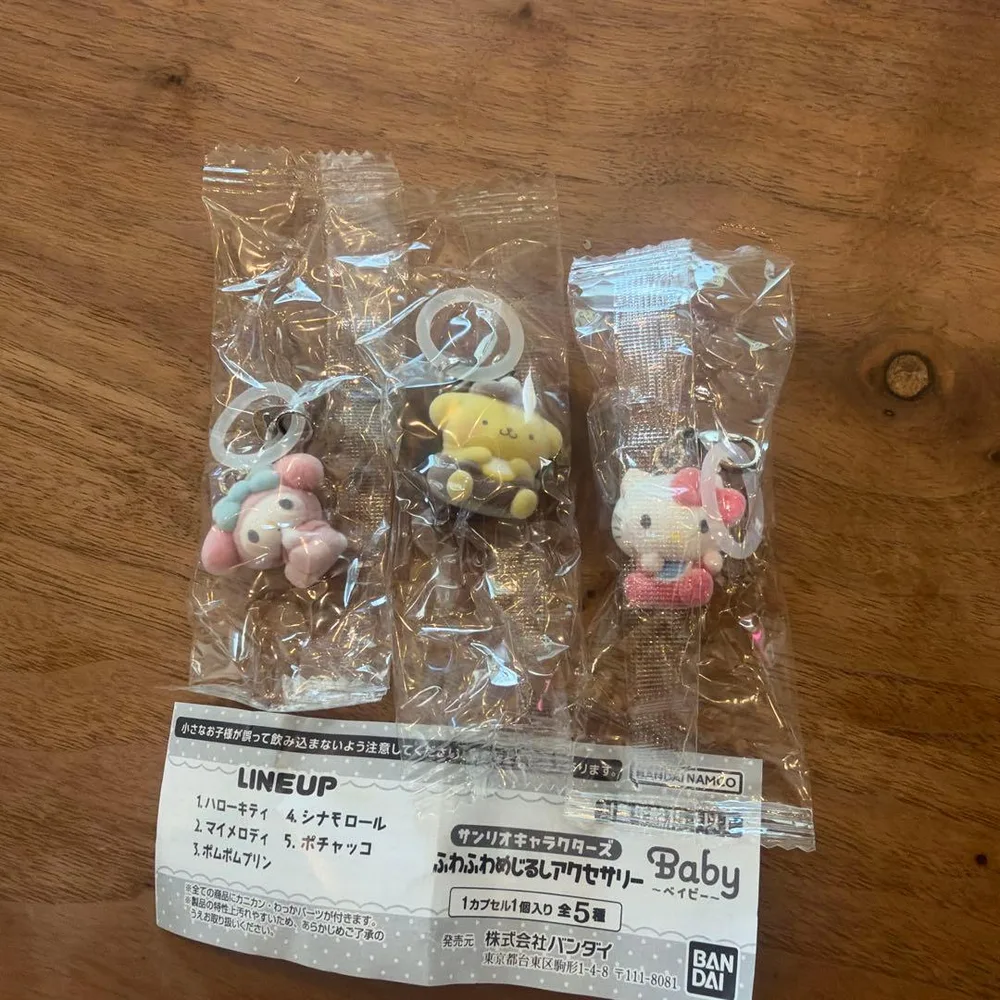 サンリオ♡ふわふわめじるしアクセサリー 3点セット