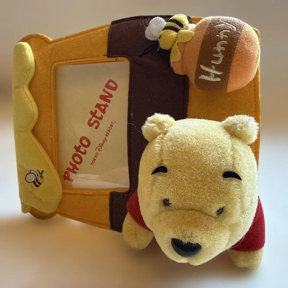 ディズニー☆くまのプーさん ☆ぬいぐるみフォトフレーム