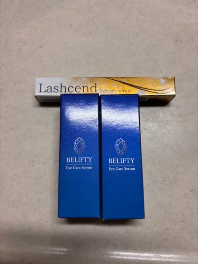 Lashcend まつ毛美容液1本 & BELIFTY 目元美容液セット2本
