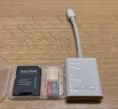 SanDisk 128GB microSDカード SDカードアダプター付き