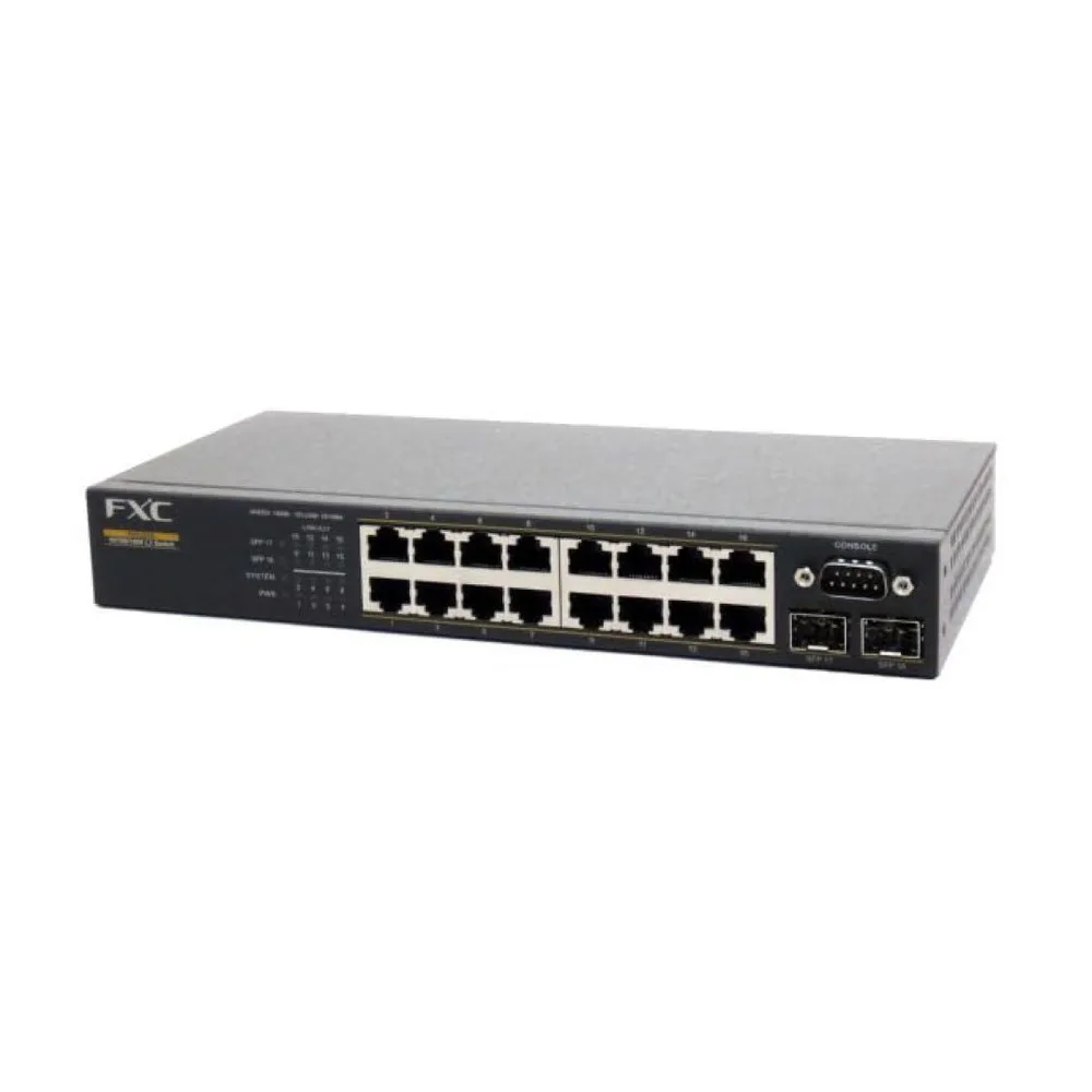【新品未使用】FXC FXC5218 ギガビットL2スイッチ 16ポート