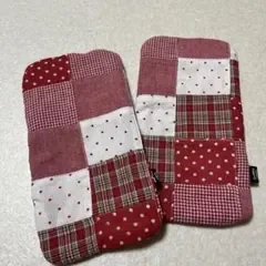 ちょっと大きめハーフハンカチ ハンドメイド コットン