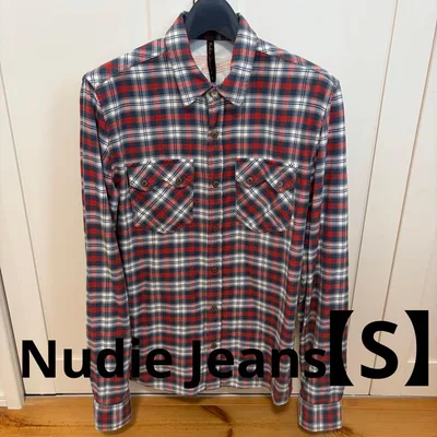 Nudie Jeans co【S】 ネルシャツ ヌーディージーンズ
