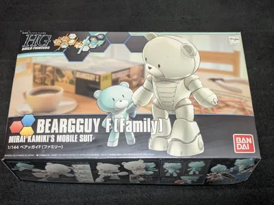 HG 1/144 Beargguy F ยังไม่เปิด (กล่องเปลี่ยนสี เทปเสื่อมสภาพตามกาลเวลา)