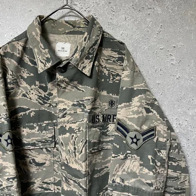 U.S.AIR FORCE ミリタリージャケット 迷彩 サバイバル 空軍 38R