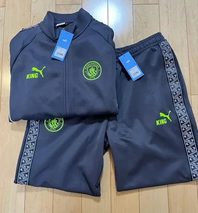 新品 PUMA マンチェスターシティ トラックジャケット パンツ セット XL