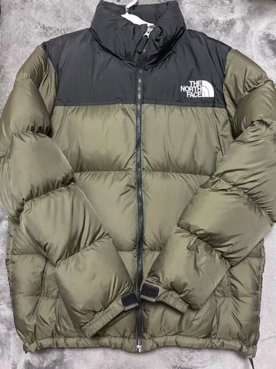 THE NORTH FACE ダウンジャケット カーキ L