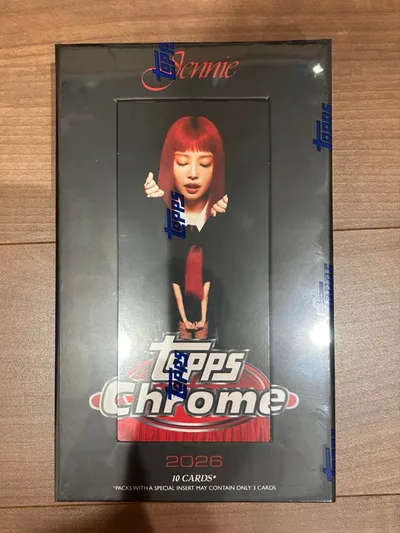 2026 Topps Chrome Jennie BOX black pink