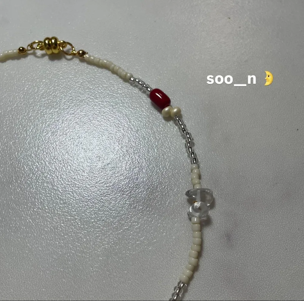 handmade beads necklace