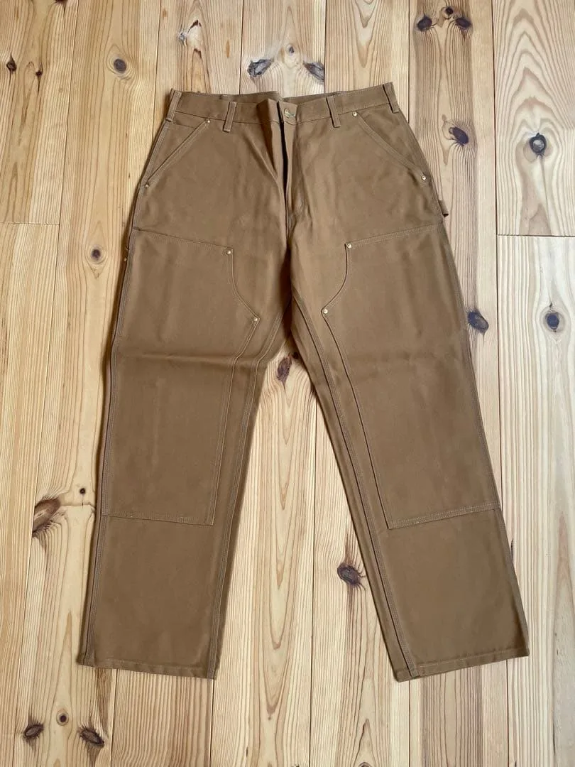 新品US カーハート ダブルニーパンツ BR36