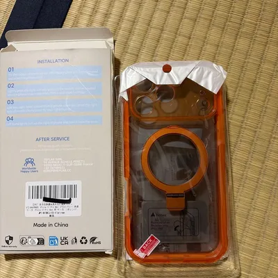 iPhone 17 Pro Max用 ケース オレンジ