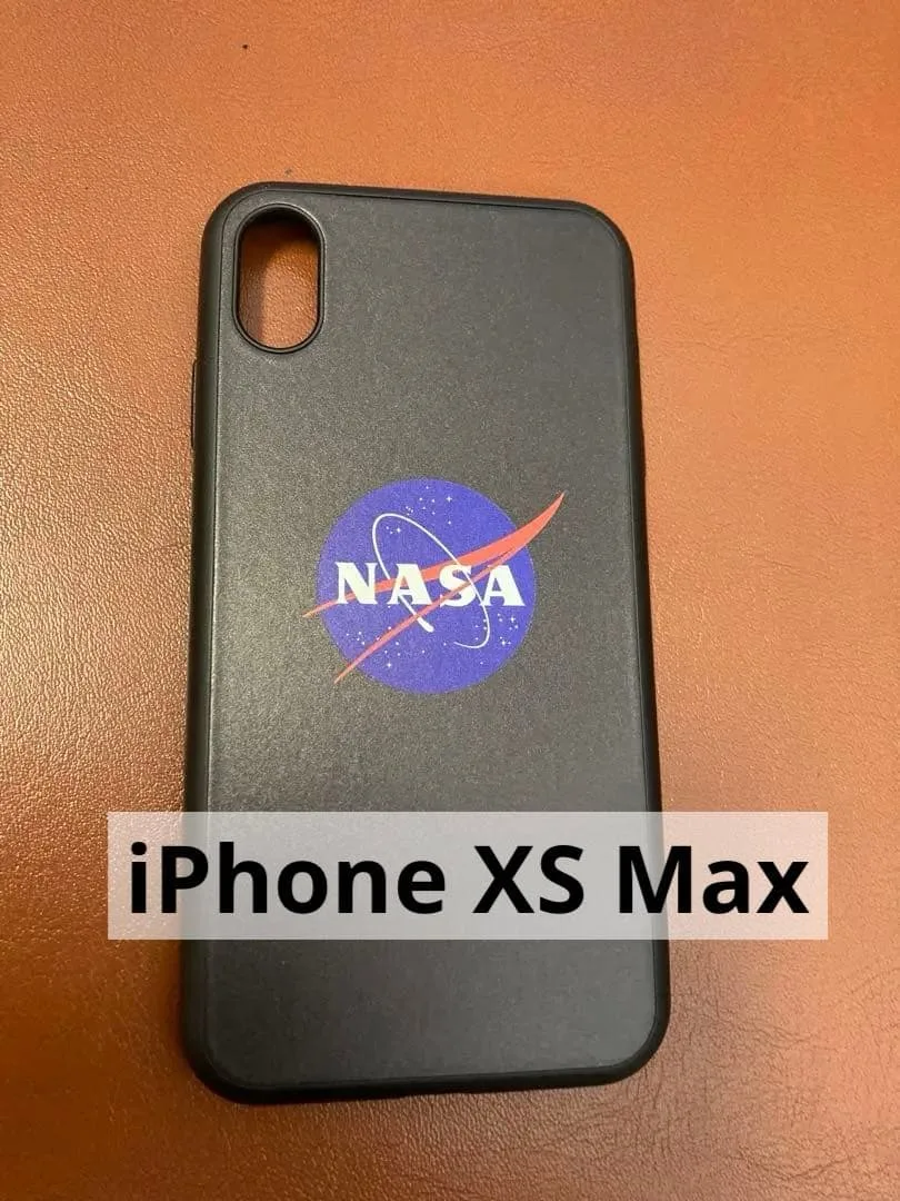 iPhone XS Max ケース ブラック マット加工 NASA