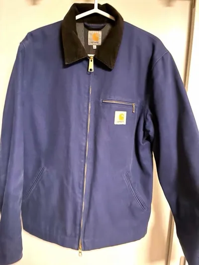Carhartt デトロイトジャケット ブルー Lサイズ