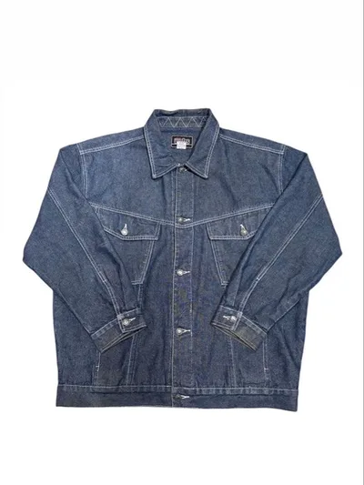 90's webs デニムジャケット 光沢 リジット