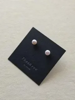 淡水パール ピアス ホワイトパール 6mm ブライダル ナチュラル 真珠