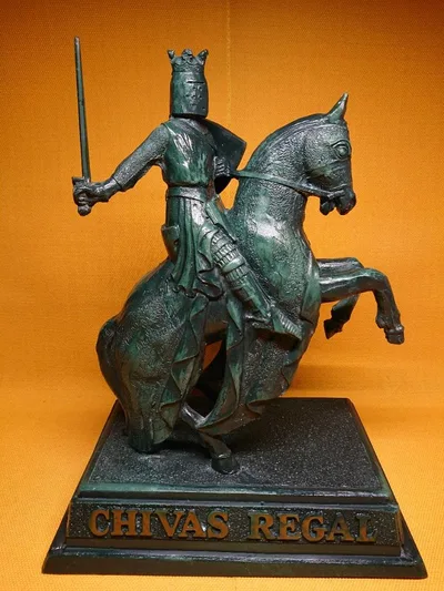 ビンテージ 騎士 馬 人形 金属 置物 インテリア 工芸品 美術品 A2551
