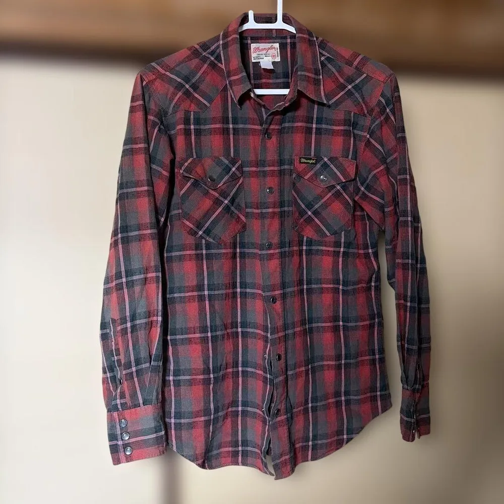 Wrangler チェック柄 ウエスタンシャツ