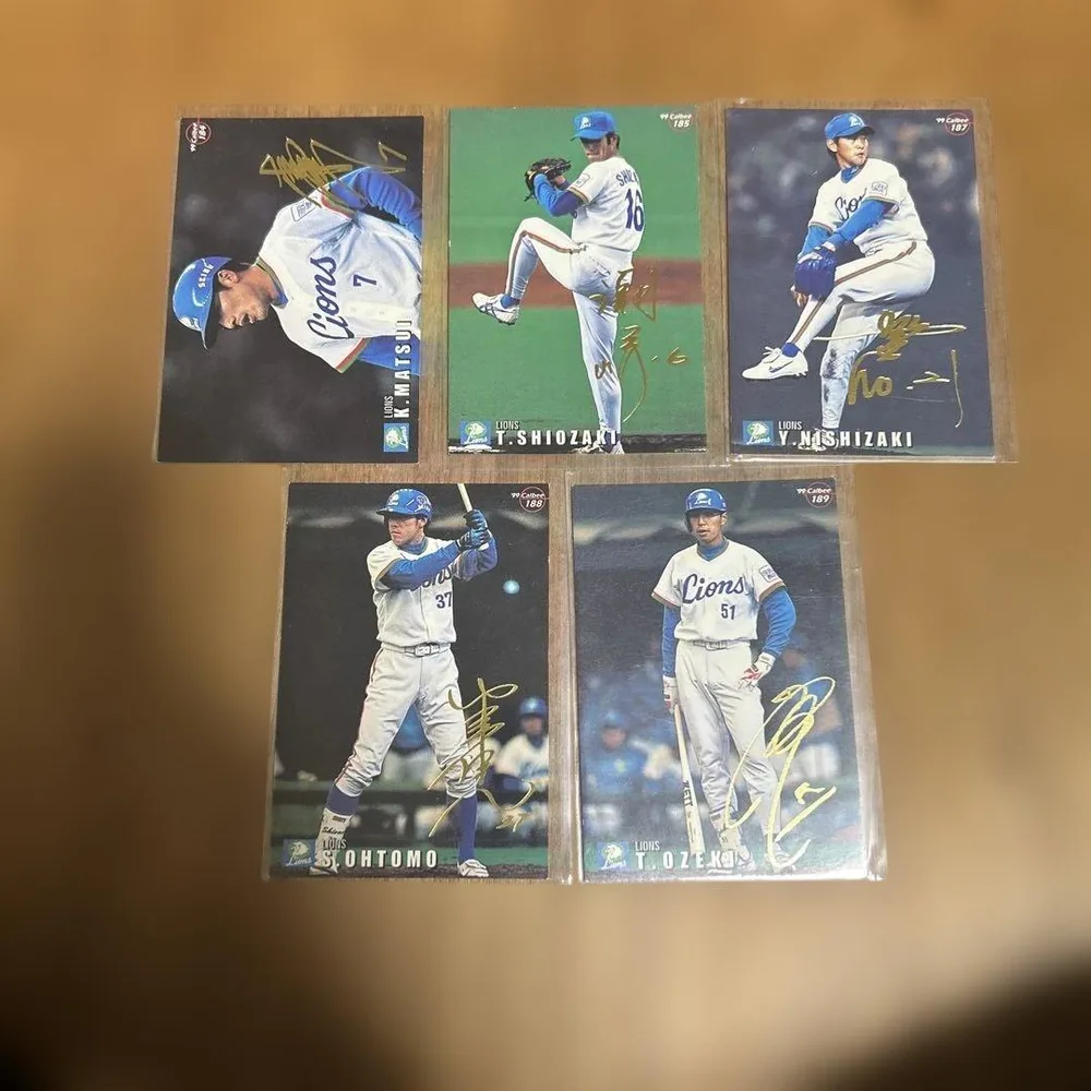 1999年 カルビー プロ野球カード サイン入り 西武ライオンズ