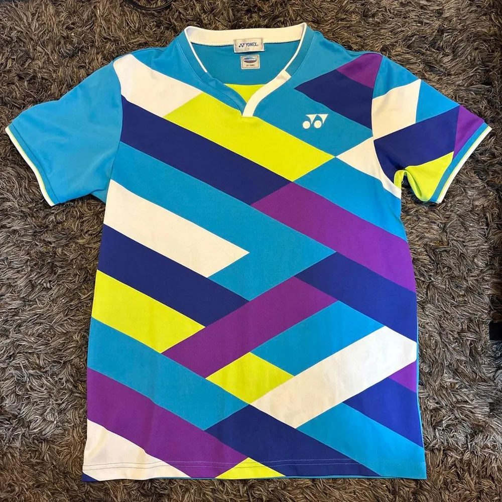 YONEX バドミントン ゲームシャツ Lサイズ 青系