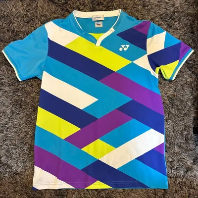 YONEX バドミントン ゲームシャツ Lサイズ 青系