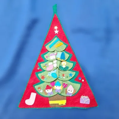 ハンドメイド、クリスマスツリー、オーナメント