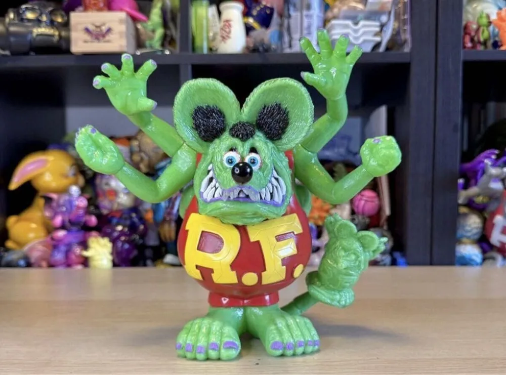 BLACK Book Toy Asura Rat Fink OG clear