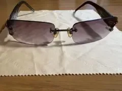 レノマ renoma PARIS サングラス フチなし スクエア グラデーション