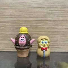 スポンジボブ フィギュア ガチャ 2体セット