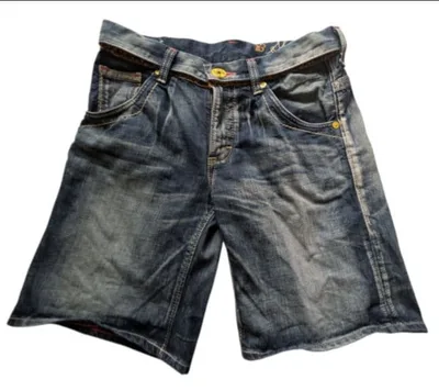 【日本製】EDWIN エドウィン Blue Trip デニムショートパンツ M