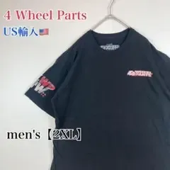●T768【US輸入】ヴィンテージ 半袖 Tシャツ ブラック系 メンズ【2XL】