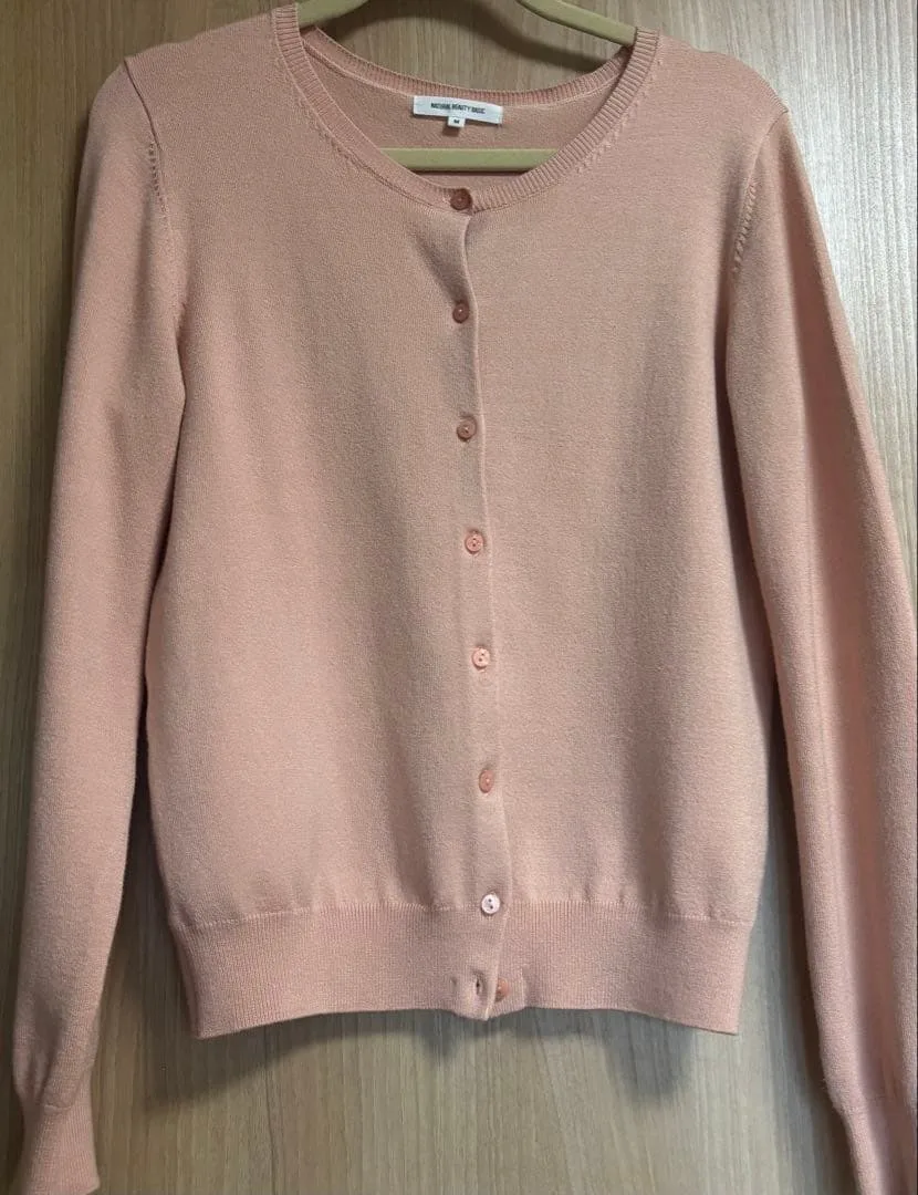 NATURAL BEAUTY BASIC カーディガン ピンク M