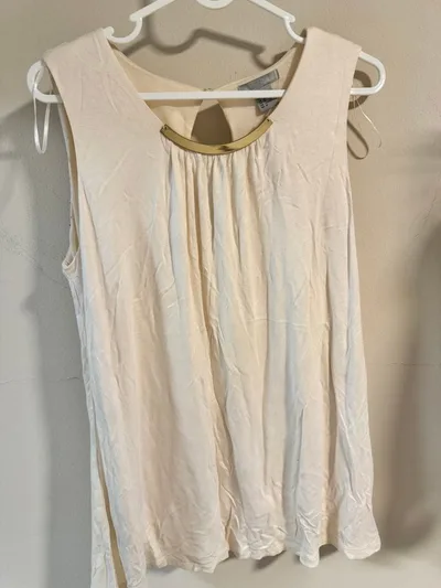 H&M ノースリーブ トップス オフホワイト Mサイズ