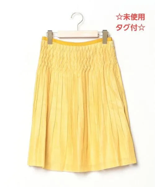 未使用タグ付 ☆「 BALLSEY プリーツ フレアスカート 日本製」☆