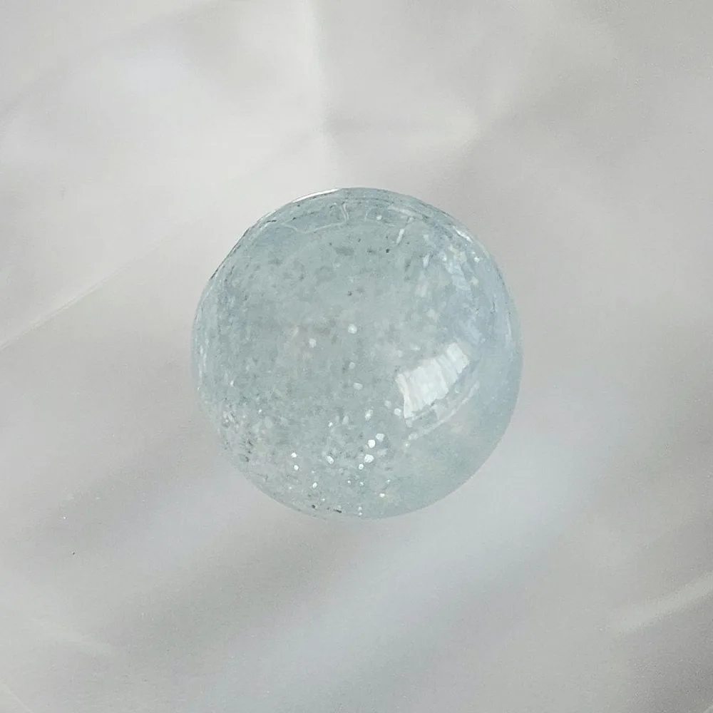 天然石 きらきら アクアマリン 1粒 A89d 粒売り 8.8mm ベリル