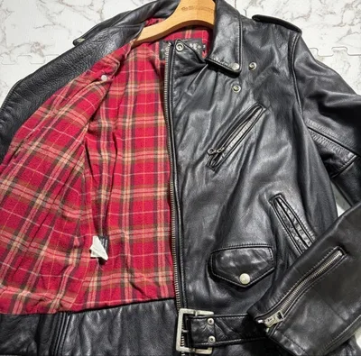 【米国製】schott ダブルライダース 7411 牛革 入手困難モデル 黒