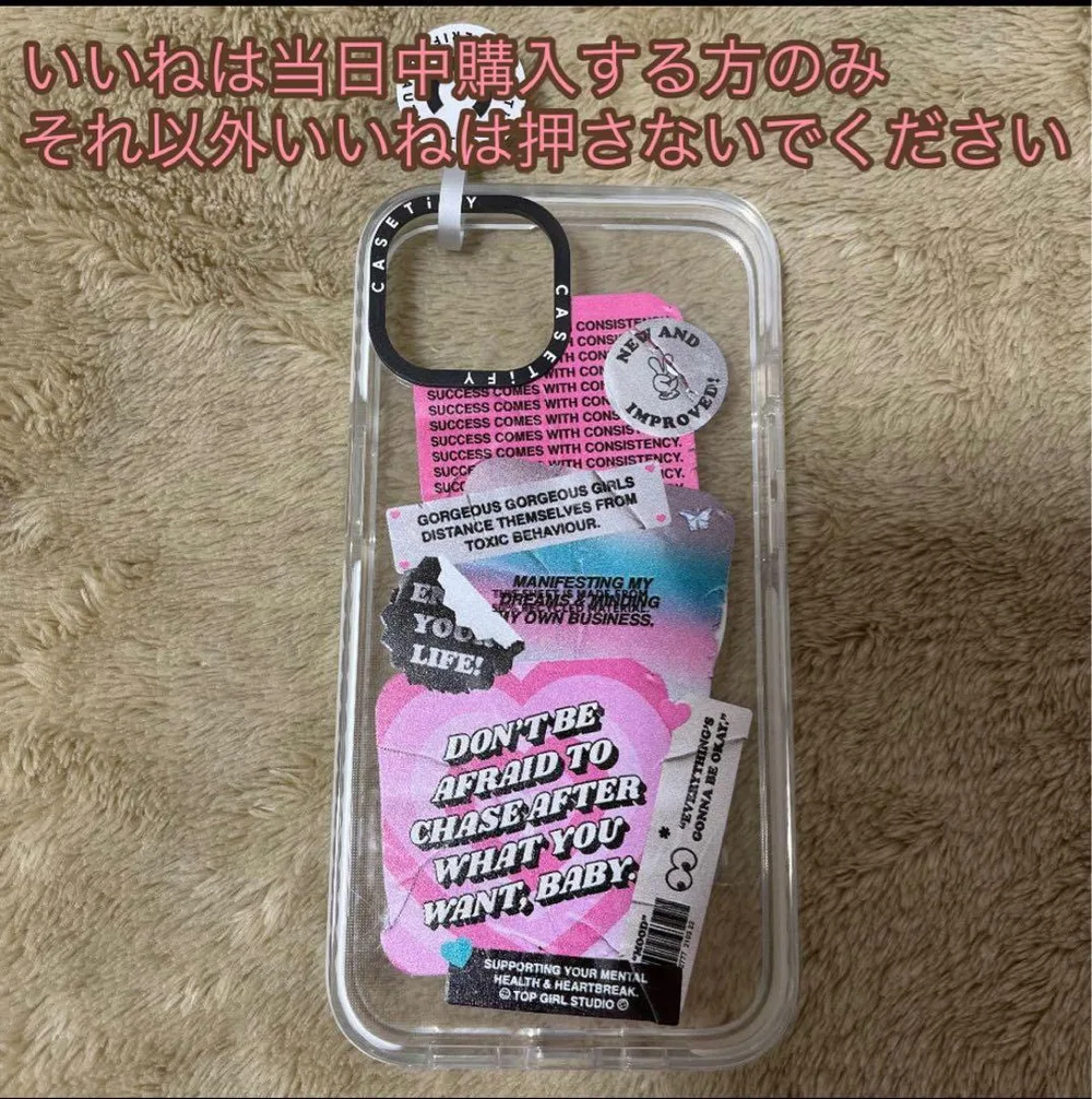 新品未使用 CASETiFY iPhone13ケース クリア Magsafe対応