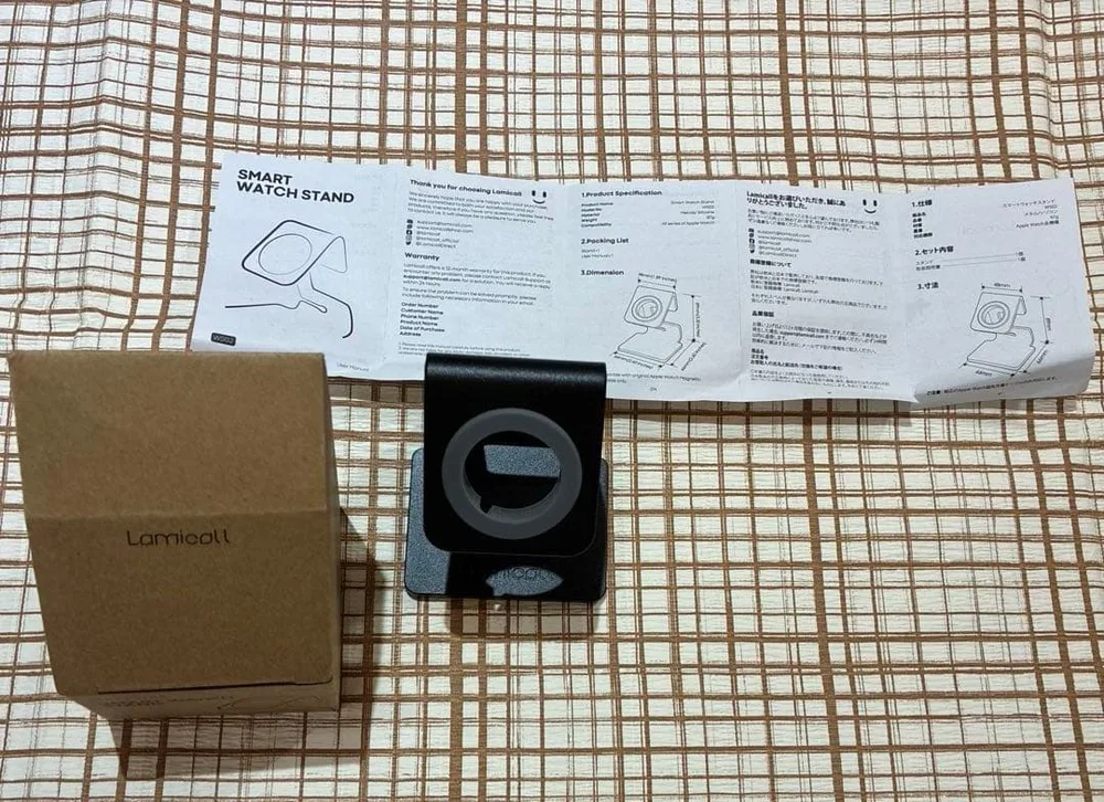 ⭐️Lomicall Apple Watch対応 充電 卓上スタンド ブラック
