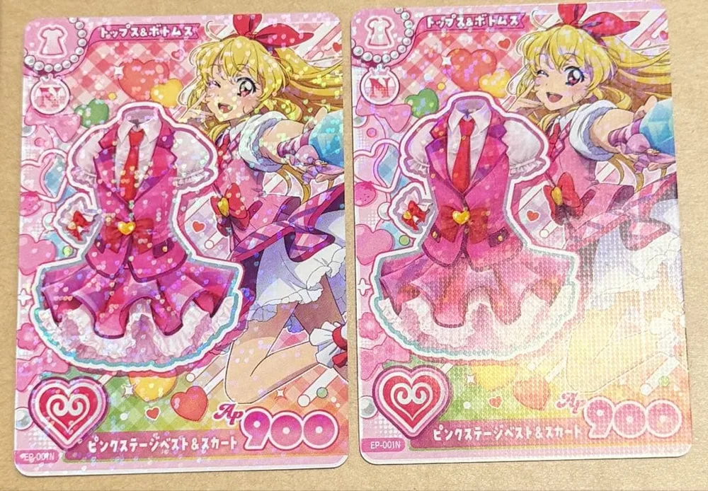 アイカツ ピンクステージベスト&スカート 配布カード