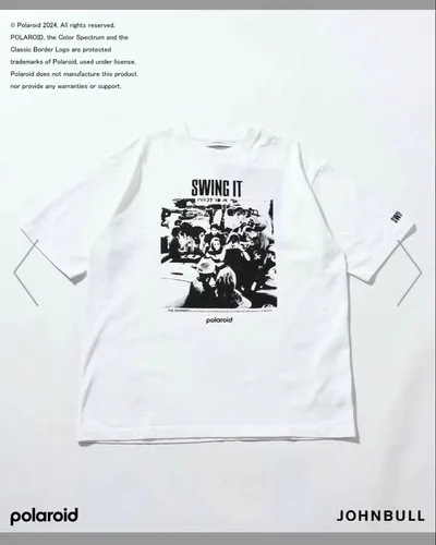 JOHNBULL × POLAROID swing-it TシャツM 白