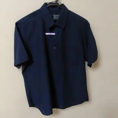 無印良品 半袖シャツ ネイビー Lサイズ