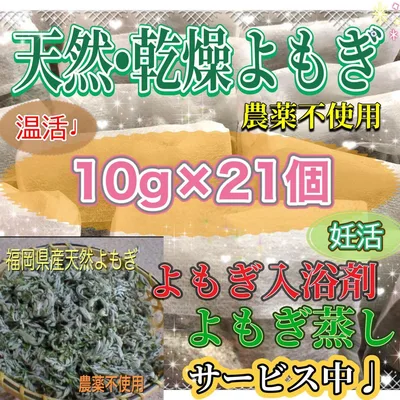 お得♪ 大容量10g×21個 乾燥よもぎ よもぎ蒸し よもぎ入浴剤 ハーブ 温活