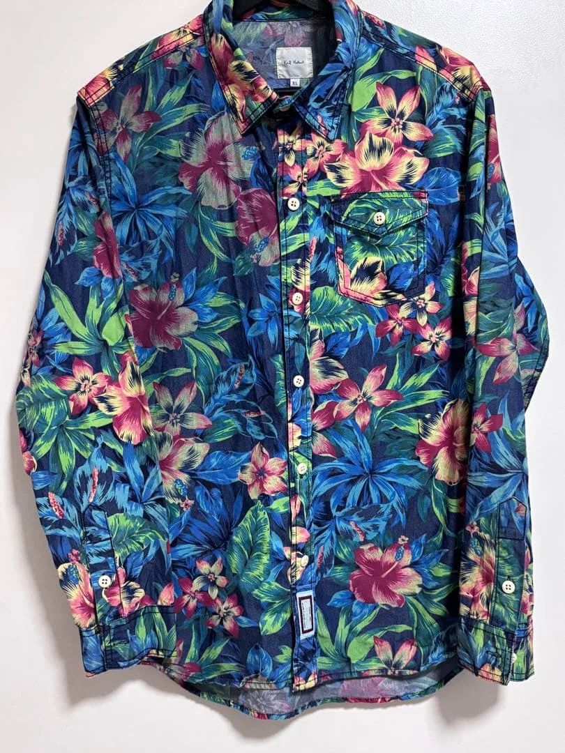 Karl Helmut 花柄 長袖シャツ XL