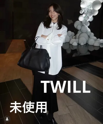 TWILL ツイル 完売 新品♡HARF-ZIP OVERSHIRT ホワイト