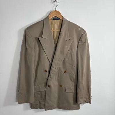 【美品】MEN'S BIGI テーラードジャケット ベージュ系
