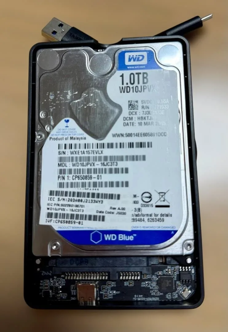 WD Blue 1TB 2.5" HDD 希望購入価格受付中
