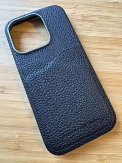 BONAVENTURA iPhone15 Proケース レザー ブラック