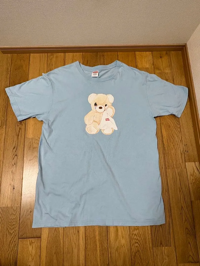 Supreme ベア Tシャツ ライトブルー Lサイズ
