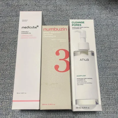 クレンジング3点セットmedicube Anua numbuzin未使用!!