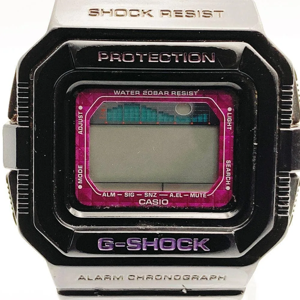 CASIO G-SHOCK 腕時計 ブラック パープル Y2K